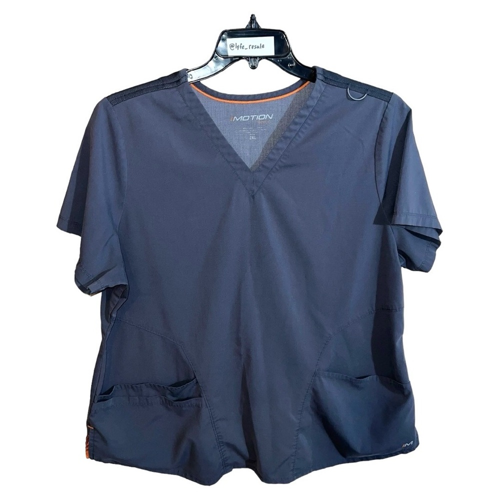 Motion By Barco Scrub Top Shirt Women’s Size 2XL Gray Hospital
